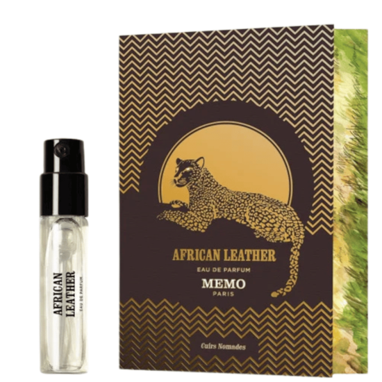 Amostra Oficial African Leather - Memo Paris - Unissex - Eau de Parfum - 1,5ml