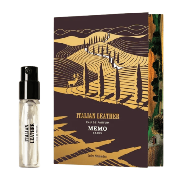 Amostra Oficial Italian Leather - Memo Paris - Unissex - Eau de Parfum - 1,5ml