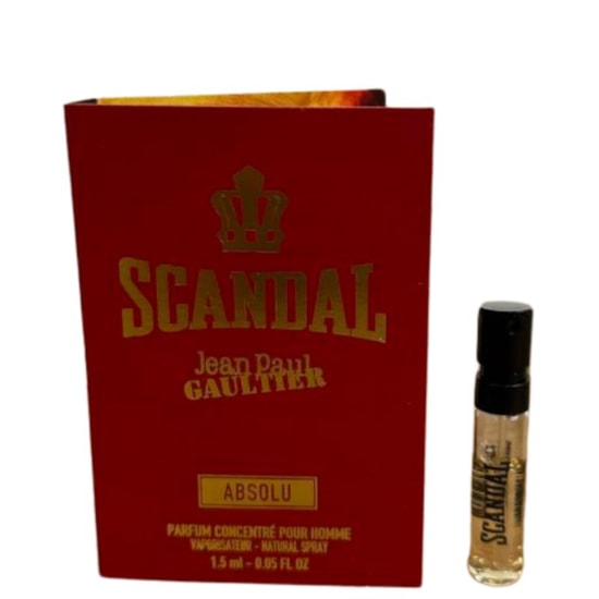 Amostra Oficial Perfume Scandal Absolu For Him - Jean Paul Gaultier - Masculino - Parfum - 1,5 ml