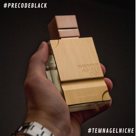 Amostra Perfume Amber Oud Gold Edition - Al Haramain - Feminino - Eau de Parfum - 2ml Amostra Perfume Amber Oud Gold Edition - Al Haramain - Feminino - Eau de Parfum - 2ml