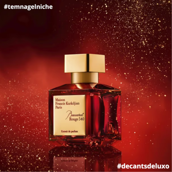 Amostra Perfume Baccarat Rouge 540 Extrait - Maison Francis Kurkdjian - Extrait de Parfum - 2ml