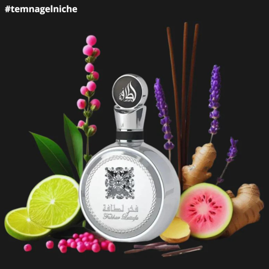 Amostra Perfume Fakhar Platin - Lattafa - Eau de Parfum - 2ml