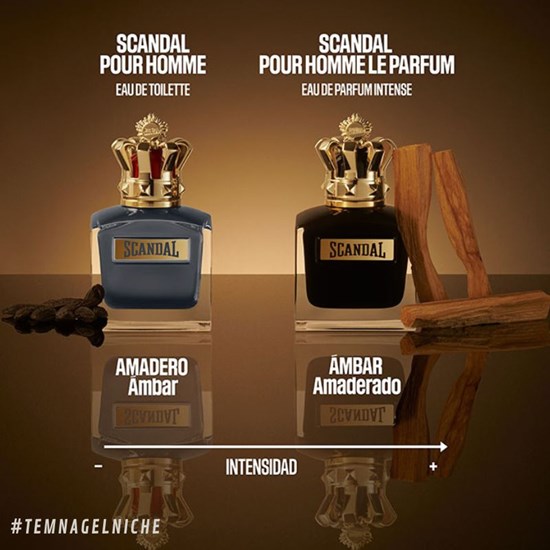 Amostra Perfume Scandal Pour Homme Le Parfum - Jean Paul Gaultier - Masculino - Eau de Parfum Intense - 2ml