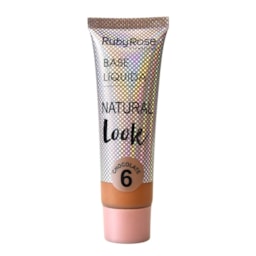 Base Líquida Natural Look Chocolate Ruby Rose - 29ml Base Líquida Natural Look Chocolate Ruby Rose - 29ml