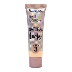 Base Líquida Natural Look Nude Ruby Rose - 29ml