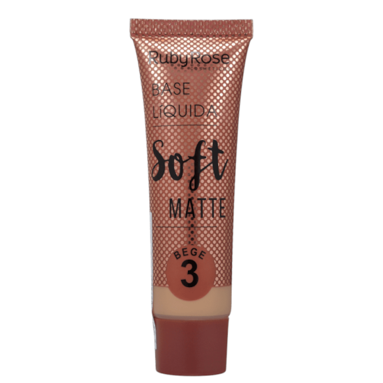 G'eL Niche - Base Líquida Soft Matte Bege Ruby Rose - 29ml