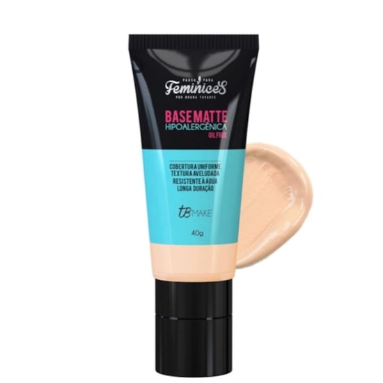 Base Matte Hipoalergênica PPF - Bruna Tavares - C20 - 40g Base Matte Hipoalergênica PPF - Bruna Tavares - C20 - 40g