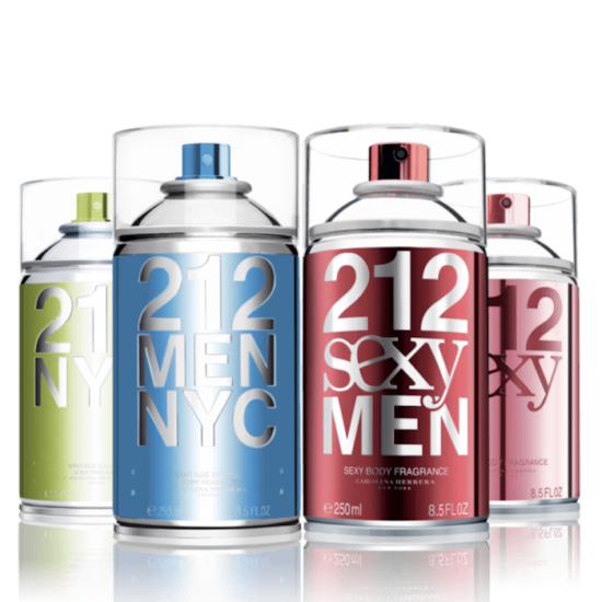 Body Spray 212 NYC Seductive - Carolina Herrera - Feminino - 250ml Body Spray 212 NYC Seductive - Carolina Herrera - Feminino - 250ml