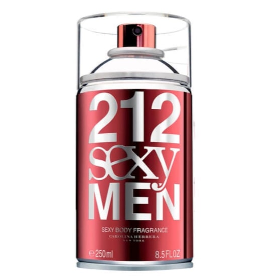 Body Spray 212 Sexy Men - Carolina Herrera - Masculino - 250ml Body Spray 212 Sexy Men - Carolina Herrera - Masculino - 250ml
