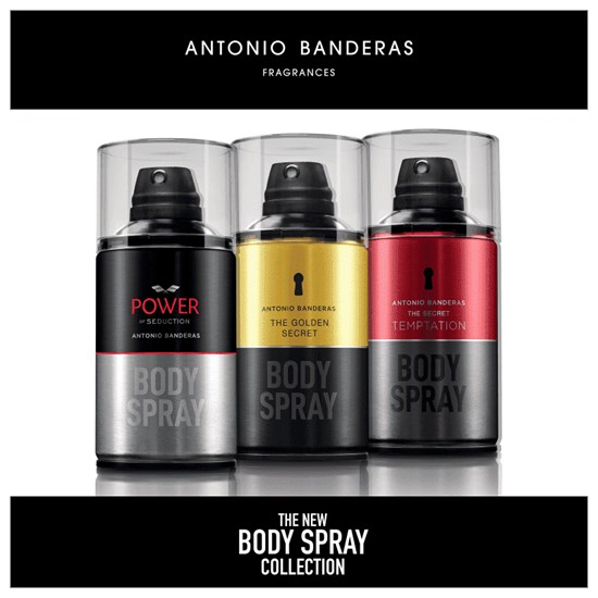 Body Spray Power of Seduction - Antonio Banderas - Masculino - 250ml