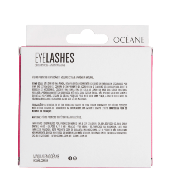 Cílios Postiços Ale de Souza Eyelashes Aparência Natural  - Océane Cílios Postiços Ale de Souza Eyelashes Aparência Natural  - Océane