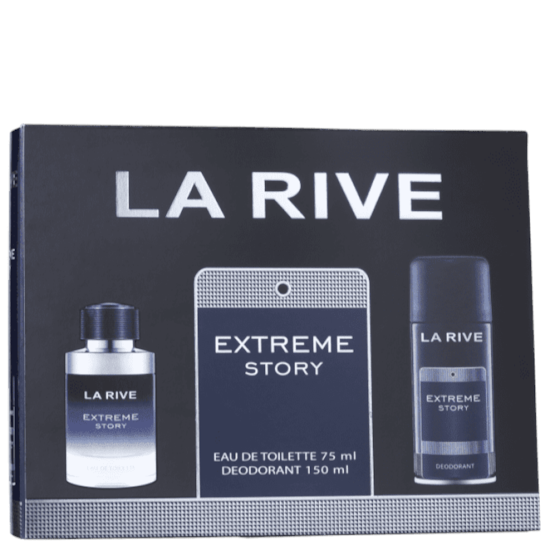 Conjunto Extreme Story - La Rive - Masculino - Perfume 75ml + Desodorante 150ml Conjunto Extreme Story - La Rive - Masculino - Perfume 75ml + Desodorante 150ml