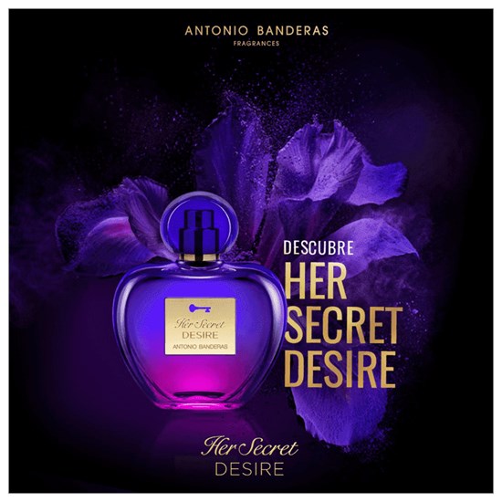 Conjunto Her Secret Desire - Antonio Banderas - Feminino - Perfume 80ml + Desodorante 150ml