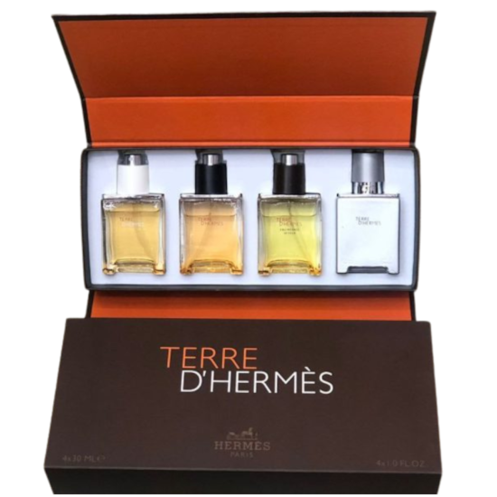 Conjunto Miniatura Terre d'Hermes - Hermès - 4 x 5ml Conjunto Miniatura Terre d'Hermes - Hermès - 4 x 5ml
