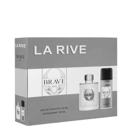 Conjunto Perfume Brave - La Rive - Perfume EDT 100ml + Desodorante 150ml Conjunto Perfume Brave - La Rive - Perfume EDT 100ml + Desodorante 150ml