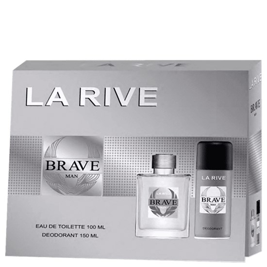 Conjunto Perfume Brave - La Rive - Perfume EDT 100ml + Desodorante 150ml