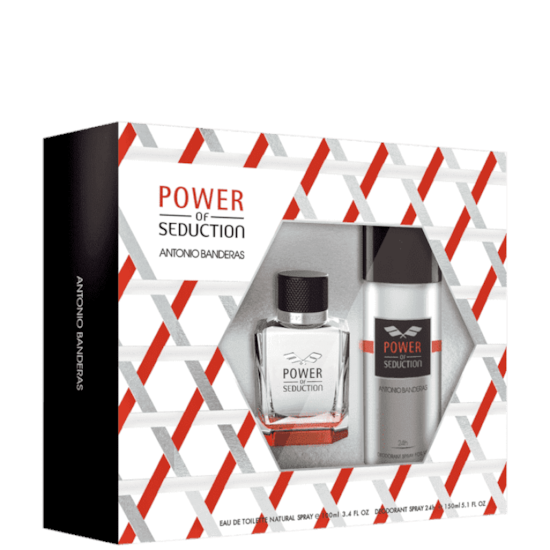 Conjunto Power of Seduction - Antonio Banderas - Masculino - Perfume 100ml + Desodorante 150ml Conjunto Power of Seduction - Antonio Banderas - Masculino - Perfume 100ml + Desodorante 150ml