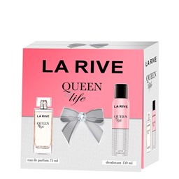 Conjunto Queen Of Life - La Rive - Feminino - Perfume EDP 75ml + Desodorante 150ml