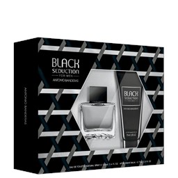 Conjunto Seduction in Black Men - Antonio Banderas - Perfume 100ml + Pós Barba 75ml
