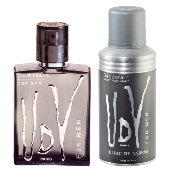 Conjunto UDV For Men - Ulric de Varens - Masculino - Perfume 100ml + Desodorante 200ml