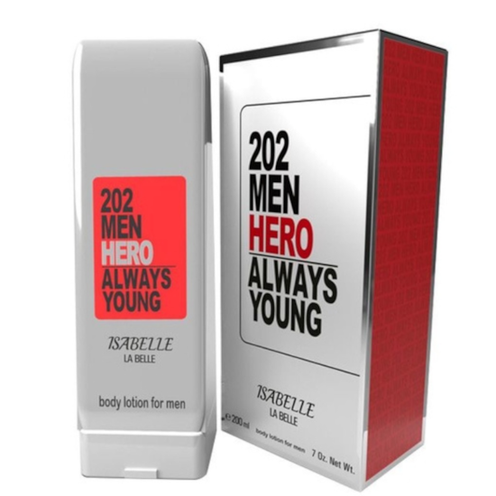 Creme Hidratante Corporal 202 Men Hero - Isabelle - 200ml