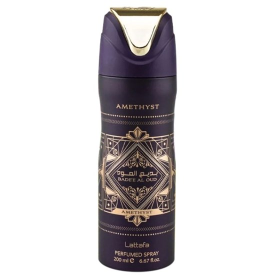 Desodorante Spray Perfume Bade'e Al Oud Amethyst - Lattafa - Unissex - 200ml