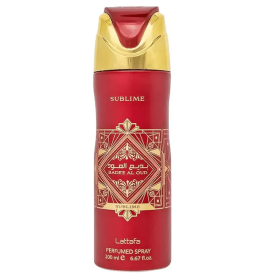 Desodorante Spray Perfume Bade'e Al Oud Sublime - Lattafa - Feminino - 200ml