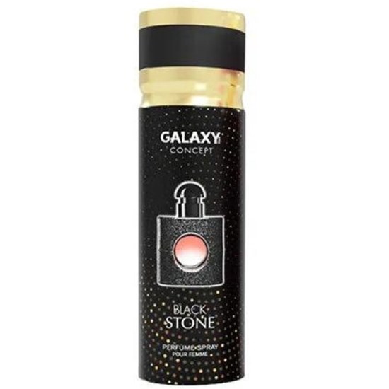 Desodorante Spray Perfume Black Stone - Galaxy Concept - Feminino - 200ml