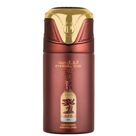 Desodorante Spray Perfume Eternal Oud Concentrado - Lattafa - Unissex - 250ml