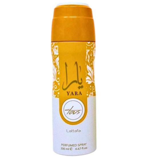 Desodorante Spray Perfume Yara Tous - Lattafa - Feminino - 200ml Desodorante Spray Perfume Yara Tous - Lattafa - Feminino - 200ml