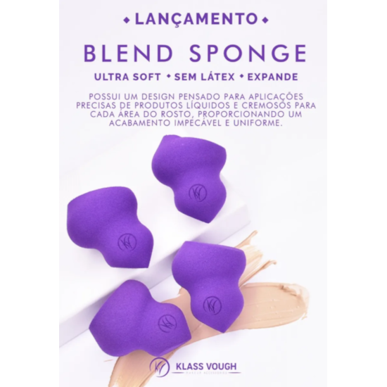 Esponja de Maquiagem Blend Sponge - Klass Vough Esponja de Maquiagem Blend Sponge - Klass Vough