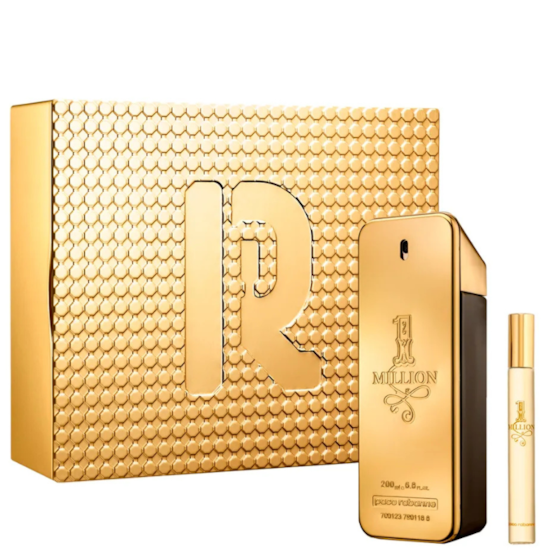 Kit 1 Million - Rabanne - Masculino - Perfume 200ml + Travel 10ml Kit 1 Million - Rabanne - Masculino - Perfume 200ml + Travel 10ml