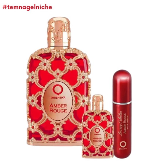 Kit Amber Rouge Luxury – Orientica - 4 Itens Kit Amber Rouge Luxury – Orientica - 4 Itens