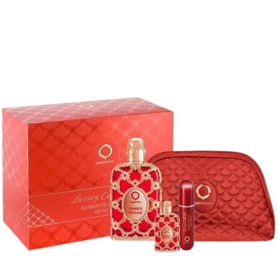 Kit Amber Rouge Luxury – Orientica - 4 Itens Kit Amber Rouge Luxury – Orientica - 4 Itens
