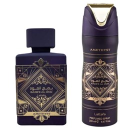 Kit Bade’e Al Oud Oud Amethyst - Lattafa - Perfume + Desodorante Perfume