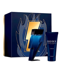 Kit Coffret Bad Boy Cobalt - Carolina Herrera - Masculino - Perfume 100ml + Shower Gel 100ml