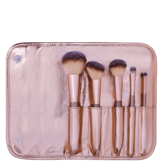 Kit de 05 Pincéis - Joli Joli by Nathália Teodoro Kit de 05 Pincéis - Joli Joli by Nathália Teodoro