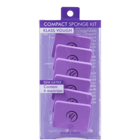 Kit de Esponjas de Maquiagem Compact Sponge - Klass Vough - 06 Unds Kit de Esponjas de Maquiagem Compact Sponge - Klass Vough - 06 Unds