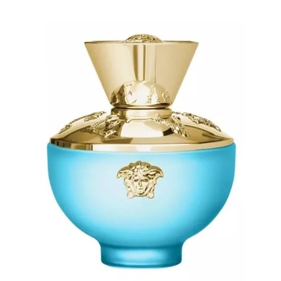 Kit Dylan Turquoise - Versace - Feminino - Perfume 100ml + Shower Gel + Loção Corporal + Necessaire