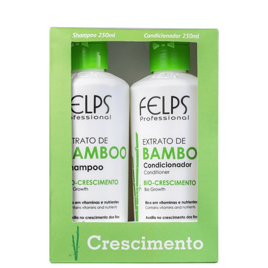 Kit Extrato de Bamboo - Felps Profissional - Shampoo + Condicionador - 250ML
