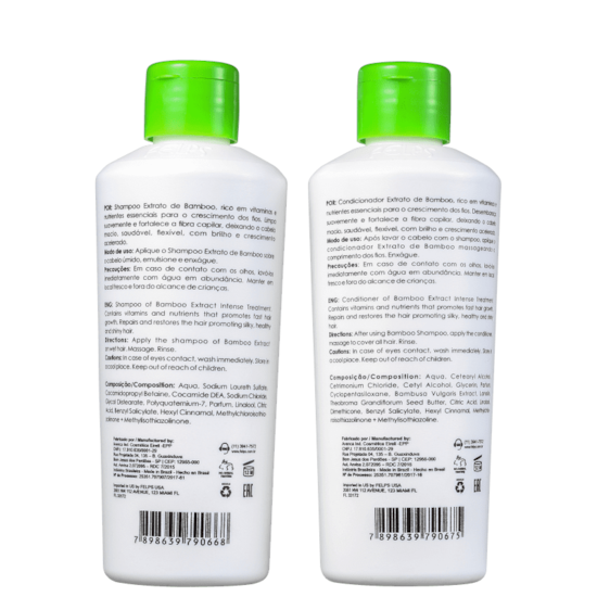 Kit Extrato de Bamboo - Felps Profissional - Shampoo + Condicionador - 250ML Kit Extrato de Bamboo - Felps Profissional - Shampoo + Condicionador - 250ML