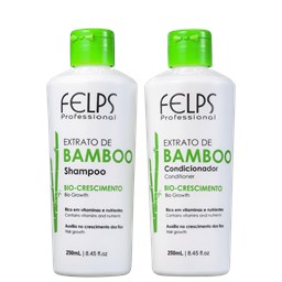 Kit Extrato de Bamboo - Felps Profissional - Shampoo + Condicionador - 250ML