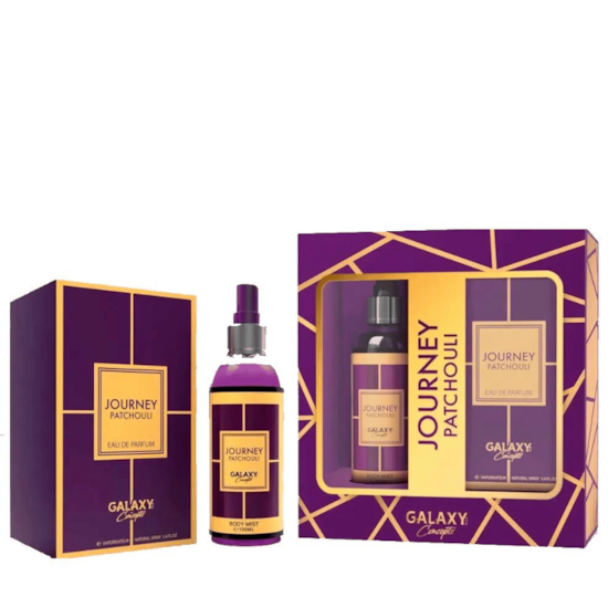 Kit Journey Patchouli - Galaxy - Perfume 100ml + Body Mist 100ml