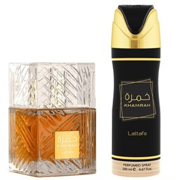 Kit Khamrah - Lattafa - Perfume + Desodorante Perfume