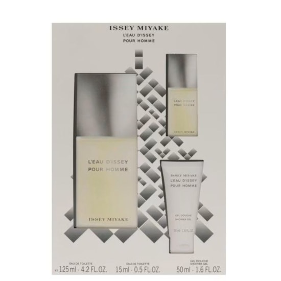 Kit L'Eau D'Issey Pour Homme - Issey Miyake - 3 Itens Kit L'Eau D'Issey Pour Homme - Issey Miyake - 3 Itens