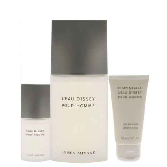 Kit L'Eau D'Issey Pour Homme - Issey Miyake - 3 Itens Kit L'Eau D'Issey Pour Homme - Issey Miyake - 3 Itens