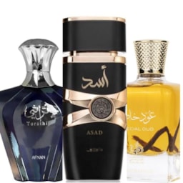 Kit Masculino Al Masaar - Asad - Turathi Blue - Special Oud - 5ml
