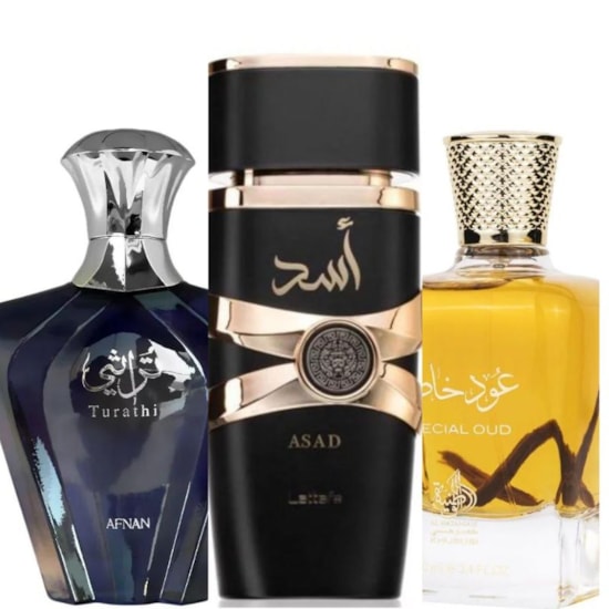 Kit Masculino Al Masaar - Asad - Turathi Blue - Special Oud - 5ml