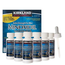 Kit Minoxidil 5% - Kirkland - 6 Frascos 60 ml (cada)