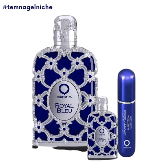Kit Royal Bleu Luxury – Orientica - 4 Itens Kit Royal Bleu Luxury – Orientica - 4 Itens